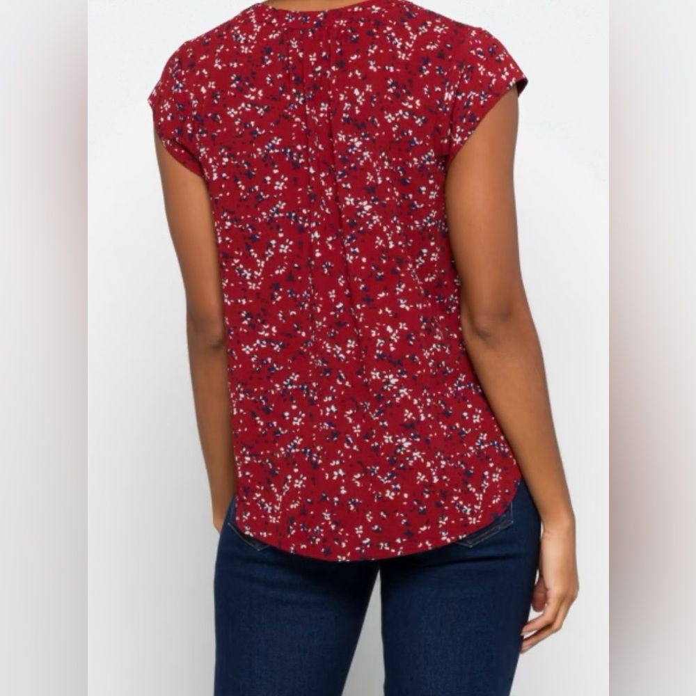Red Flutter Sleeve Pleated Blouse - Stitch Fix

Bundle any 2 tops for $10 - Picture 4 of 4